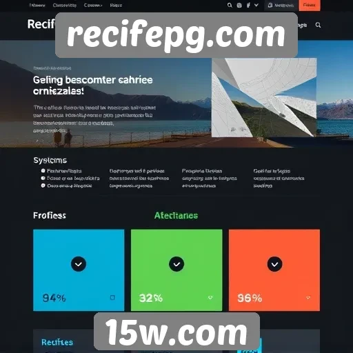 Análise da interface de usuário do site recifepg.com
